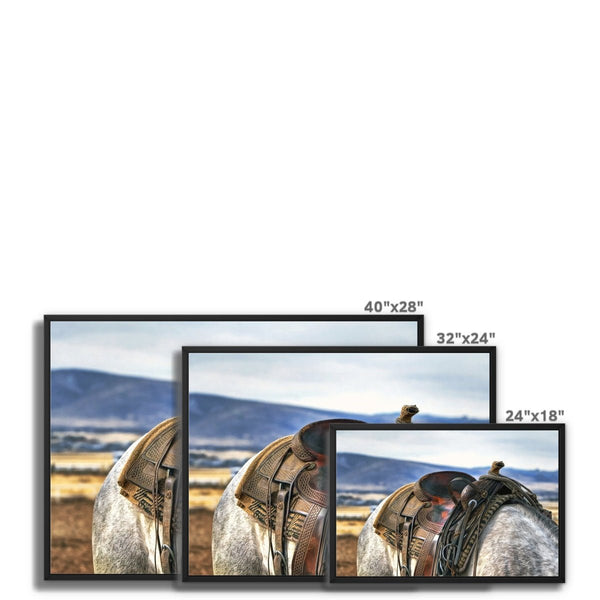 Saddled 9 - Animal Canvas Print by doingly