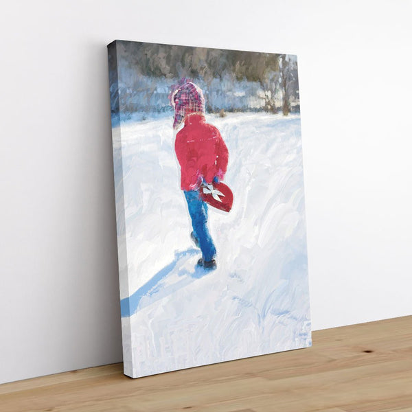 Snowy Charm 1 - New Canvas Print by doingly