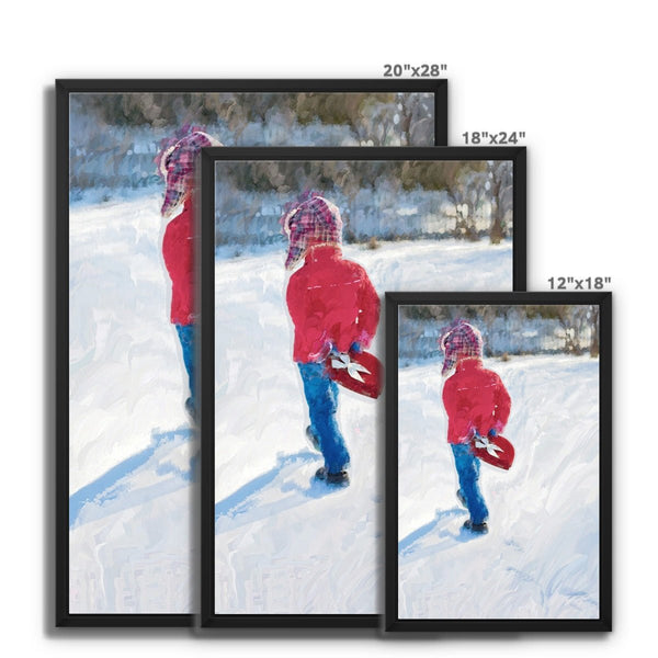 Snowy Charm 10 - New Canvas Print by doingly