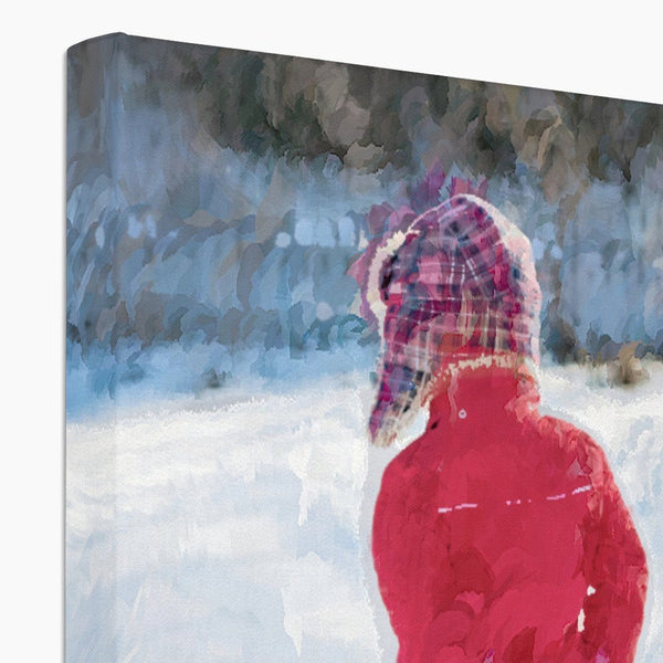 Snowy Charm 3 - New Canvas Print by doingly