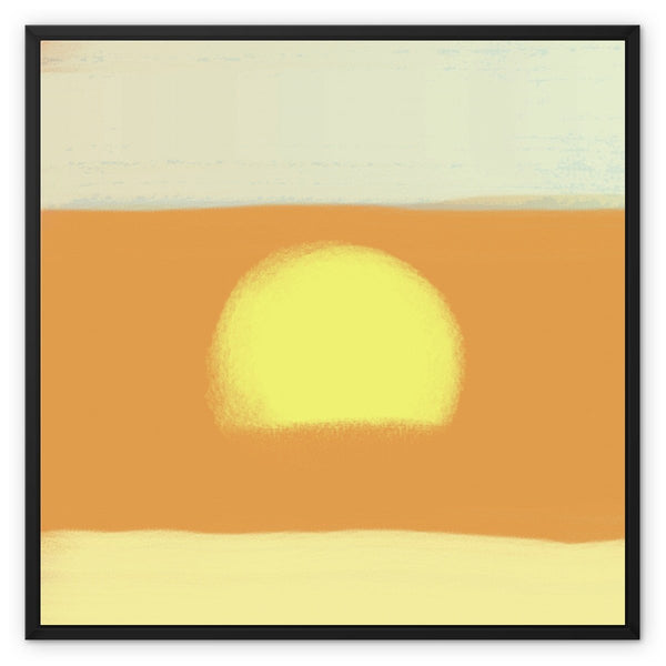 Sunrise 01 3 - Abstract Canvas Print by doingly