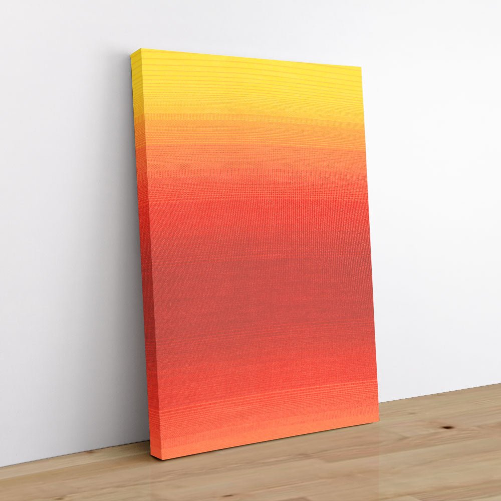 Warm & Cool Rising 9 - Abstract Canvas Print by doingly